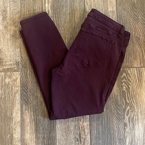Stylus Purple Skinny Ankle Pants